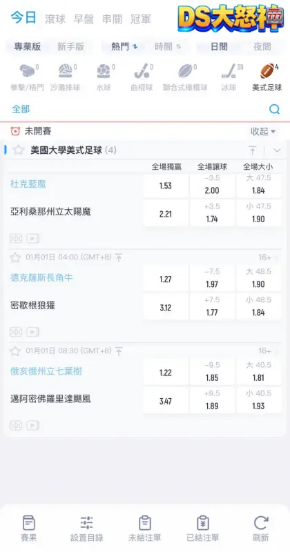 NFL運彩投注教學