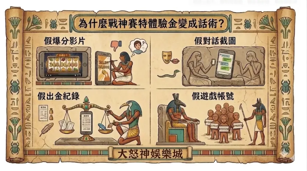 為什麼戰神賽特體驗金變成話術?