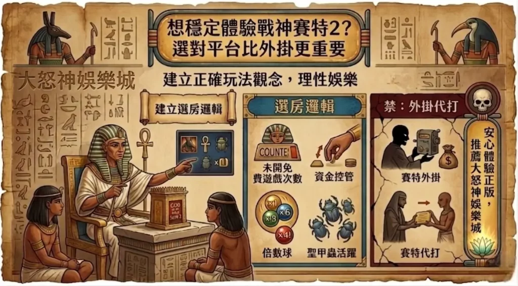 想穩定體驗戰神賽特2？選對平台比外掛更重要